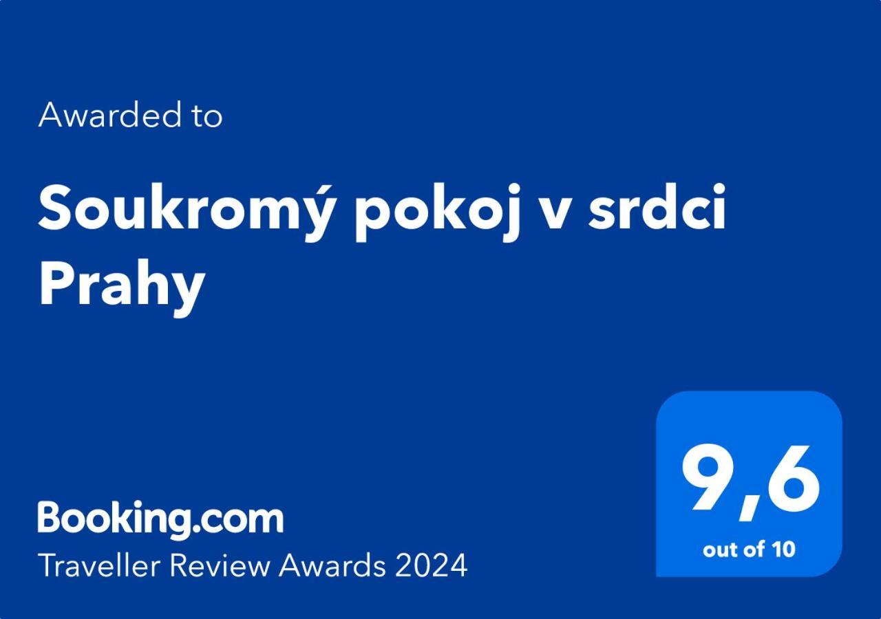 Soukromy Pokoj V Srdci Prahy Appartement Praag Buitenkant foto
